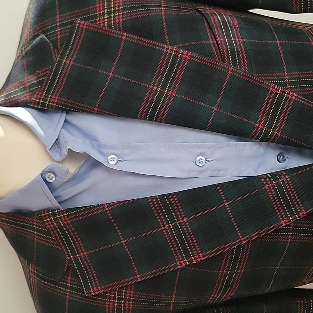 Austin Reed tartan/blackwatch blazer. Size 43R